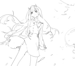 临摹线稿. 丨虎斑收录