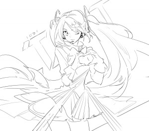 临摹线稿. 丨虎斑收录