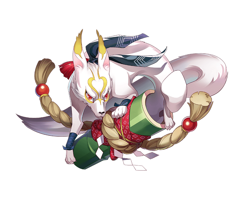 管狐(cv:松田健一郎)
栖息在一根细细的竹管里的狐妖。
就像友人，又或者是宠物，
会一直陪伴在主人的身边，也会在关键的时刻挺身而出，保护主人。
不过，并不是每一只狐狸都能修炼成管狐，
只要是能够相伴，不论是狐狸还是狐妖，
其实都一样令人安心、幸福。