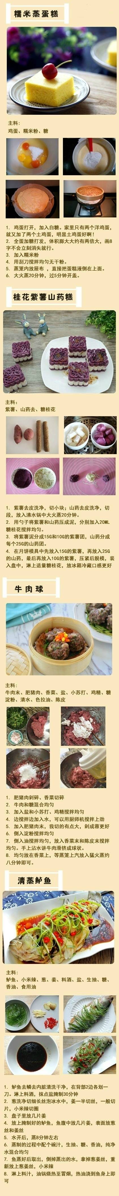 【36种蒸菜合集】
蒸出来的美味营养又健康~ ​