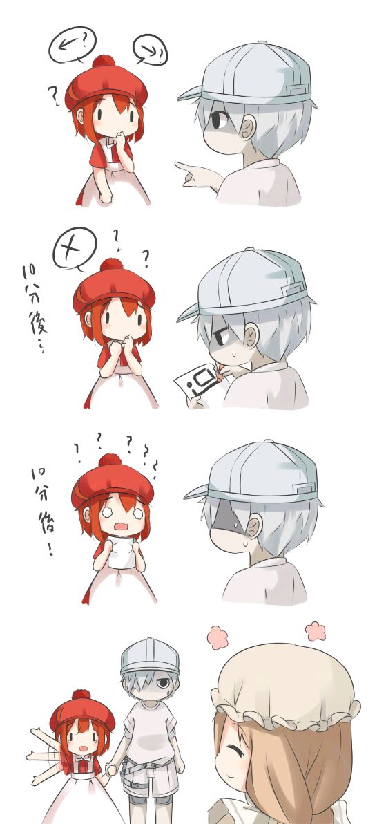 工作细胞白红情侣