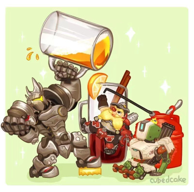 守望先锋成员与各自的美食