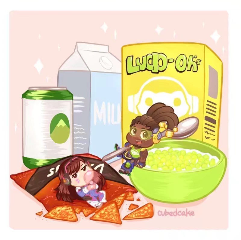 守望先锋成员与各自的美食