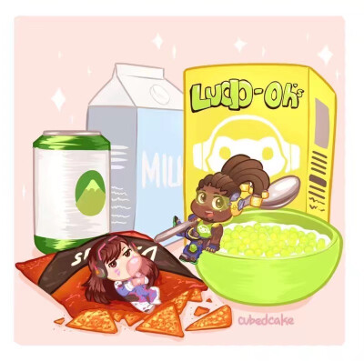 守望先锋成员与各自的美食