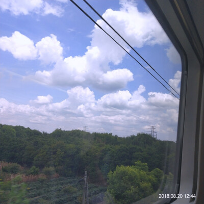 7.M.的生活记录 动车的沿途风景 杭州☞宁波