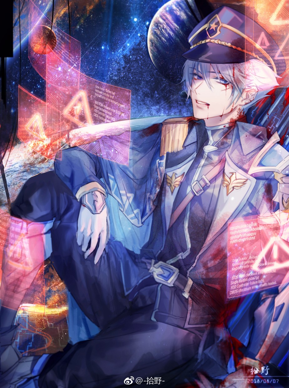 诸葛亮 画师:-拾野- 微博