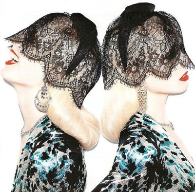 lacey tulip veils! #veil #lace #vogue