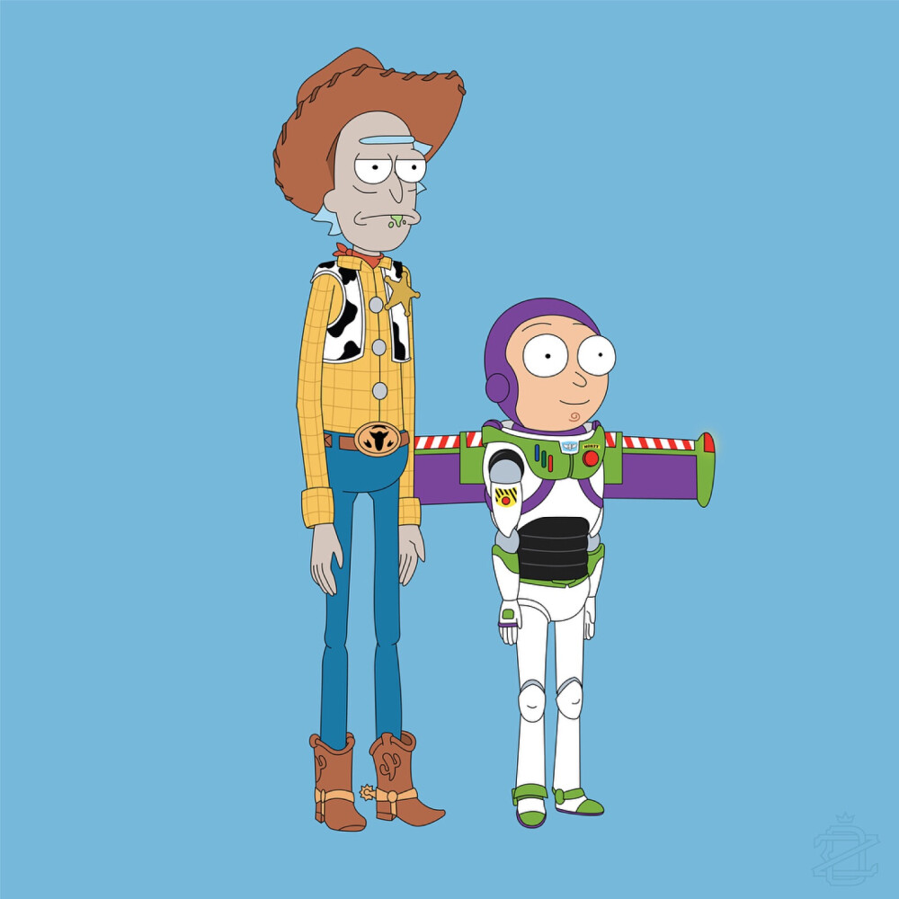 rick and morty 壁纸多元次世界cr:davezara