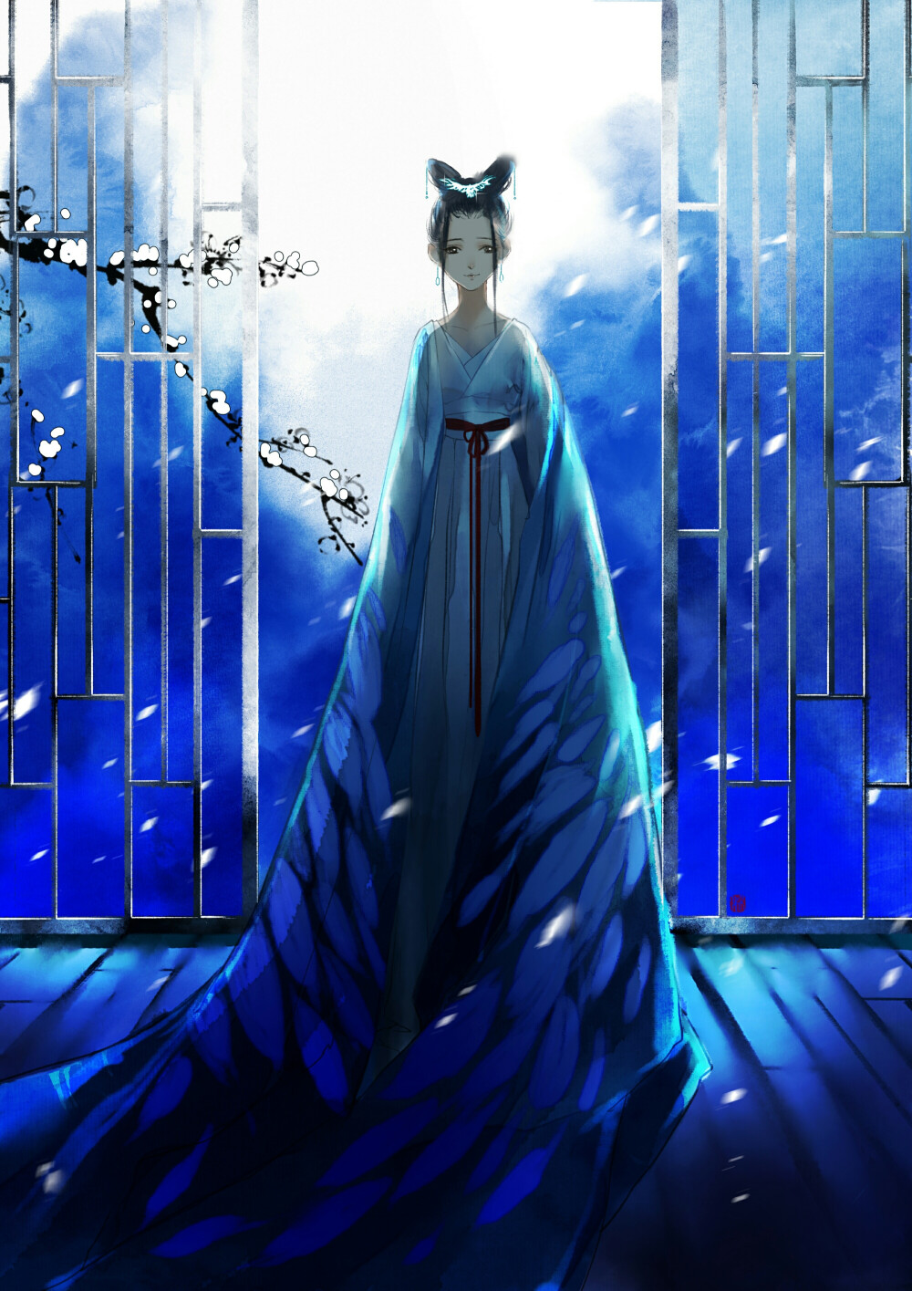 （古风美人） 绘师：梁子