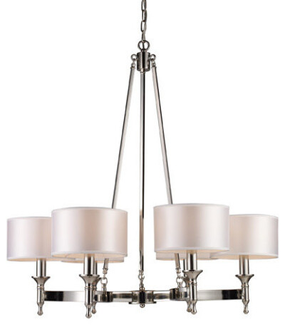 Elk Lighting 10123/6 Pembroke 6 Light Chandelier transitional-chandeliers