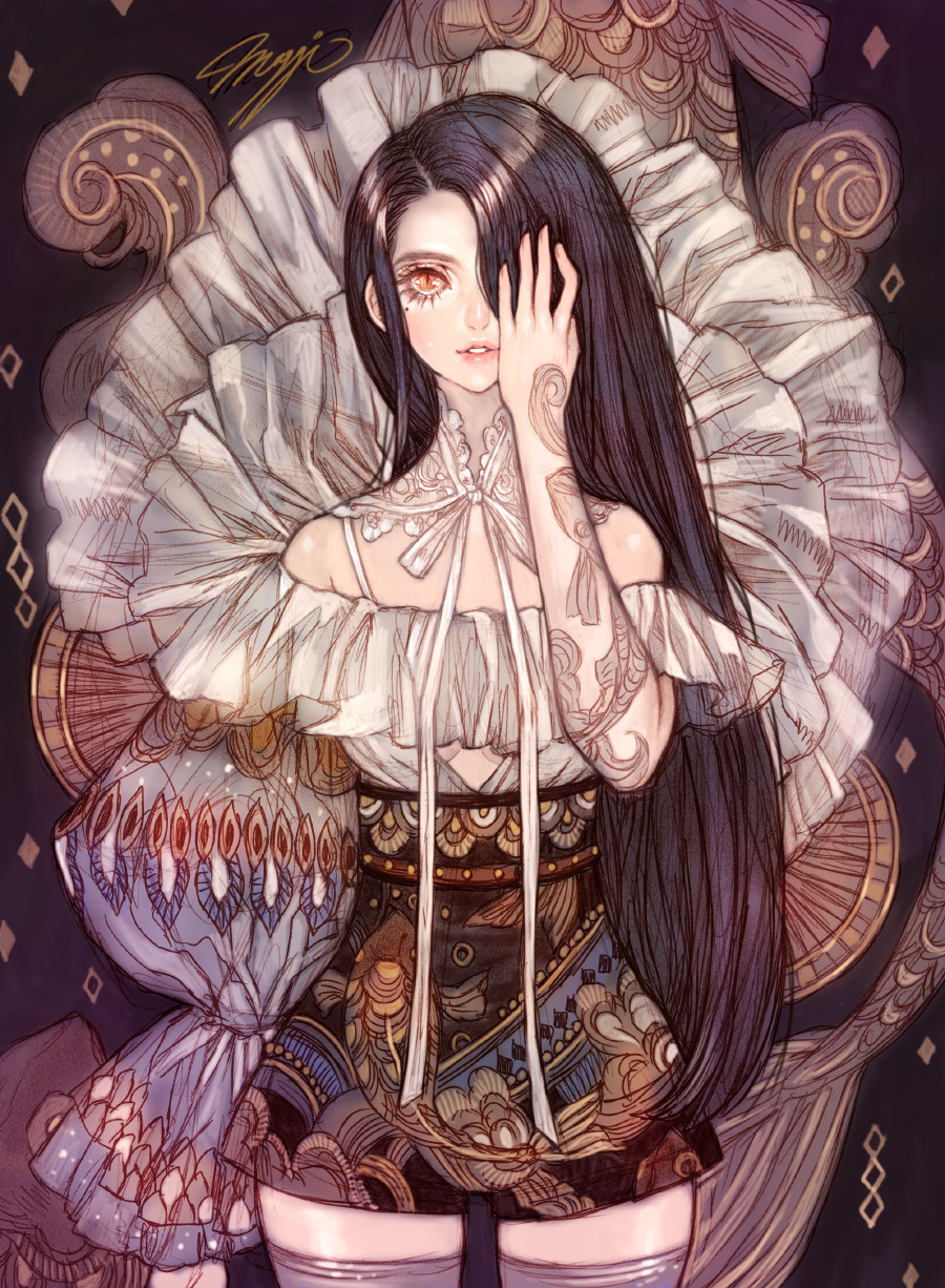 韩国画师JEONG WON AN的一组作品。
