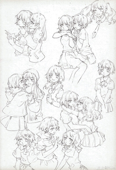 人体素材动作练习