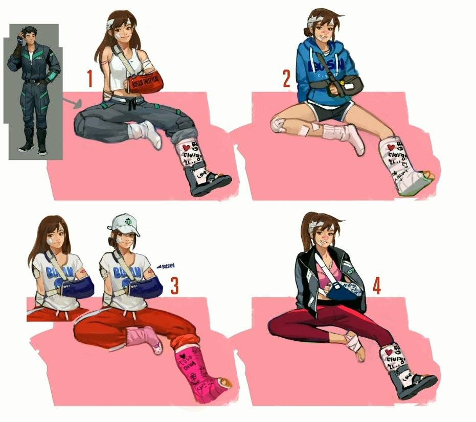 [cp]《守望先锋》动画短片《星光闪耀》宣传海报及相关设定图/cp]