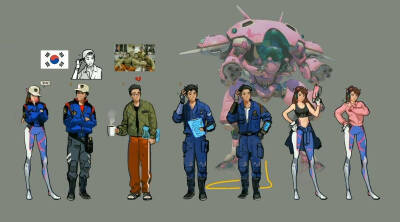 [cp]《守望先锋》动画短片《星光闪耀》宣传海报及相关设定图/cp]