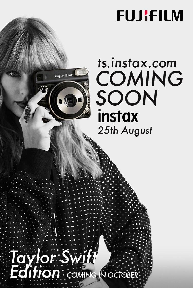 swift联名相机宣传图,宣传片截图(图源微博@taylorsswiftcollection