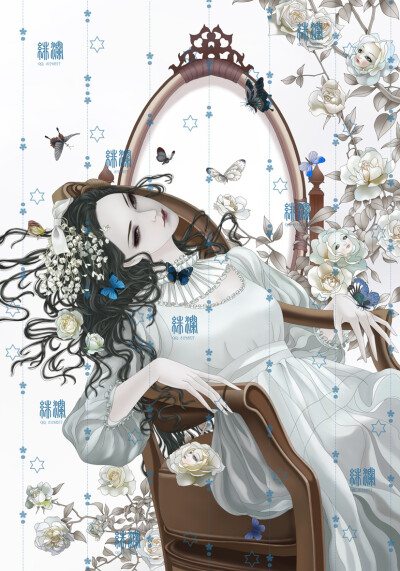 【蝶魇】插画师绯澜作品