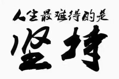 坚持不一定会有很大的成效。但是不坚持就一点成效都不会有。。矛盾论