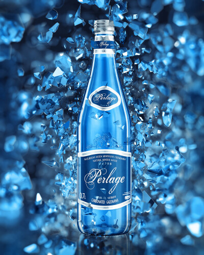 Perlage water : Project made for Polskie Zdroje - Cisowianka mineral water distributor.modo 701+HDR Light Studio+ PS