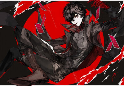 HopereiV, Shin Megami Tensei: PERSONA 5, Joker (Persona 5), Amamiya Ren (Persona 5)