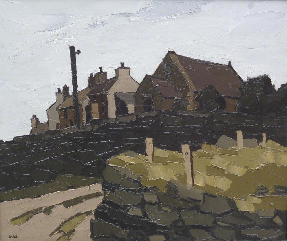 英国画家 Sir Kyffin Williams 油画作品一组。 ​