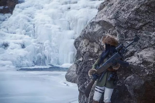 英雄联盟 美丽的狙击手皮城小女警凯特琳cos cn:九条＿娘娘