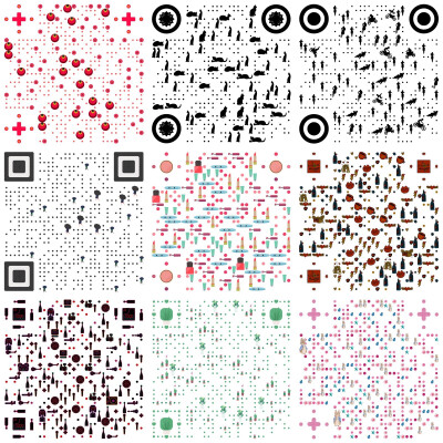 创意二维码美化模版885-965