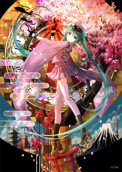 -artist: fuzichoko
-senbon-zakura
-vocaloid
-hatsune miku
@ziyang
