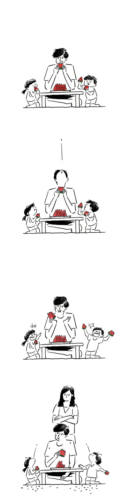 奶爸插画师和两个孩子的日常，温馨搞笑 。ins：junheesung_nuj ​