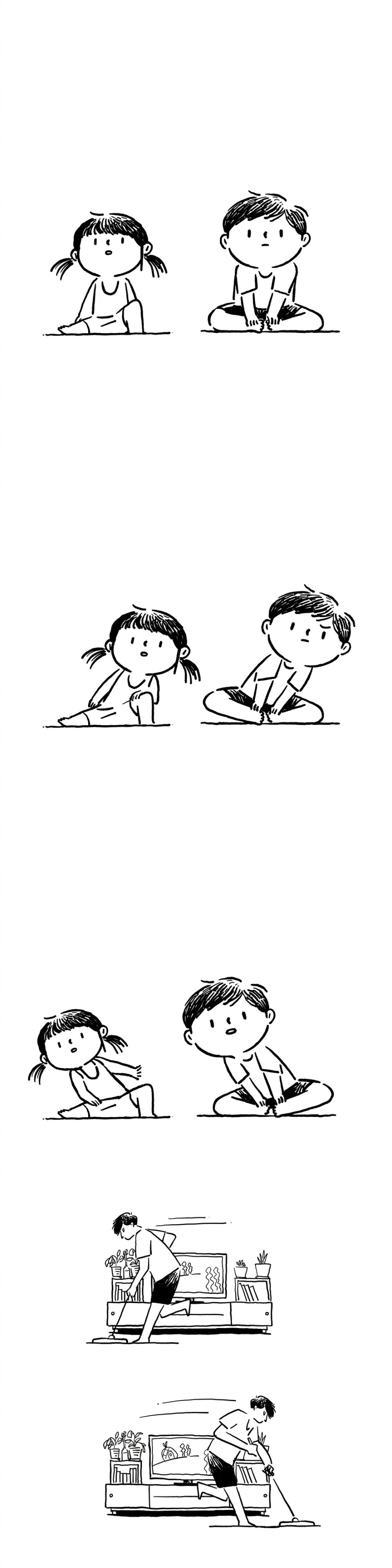 奶爸插画师和两个孩子的日常，温馨搞笑 。ins：junheesung_nuj ​