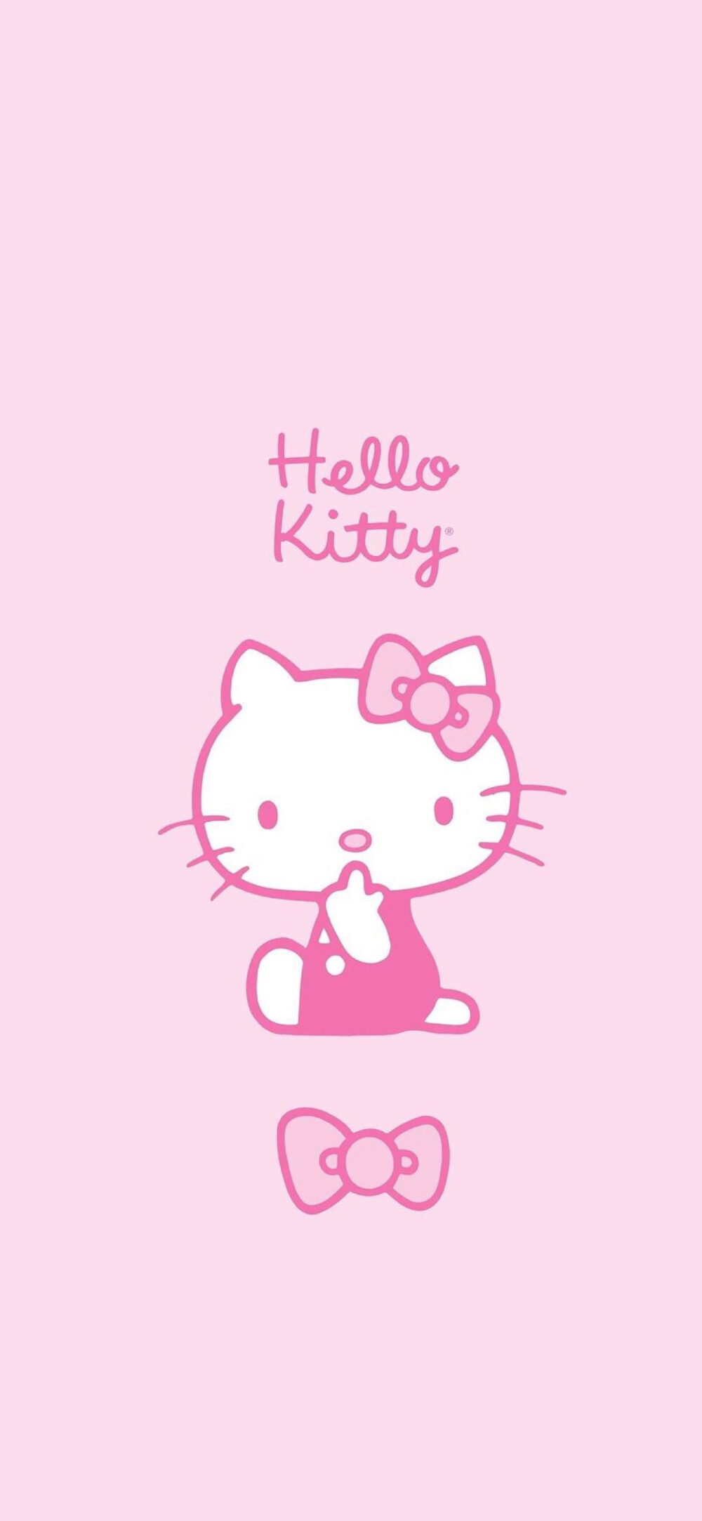 iPhone 壁纸 Hello Kitty 凯蒂 KT猫