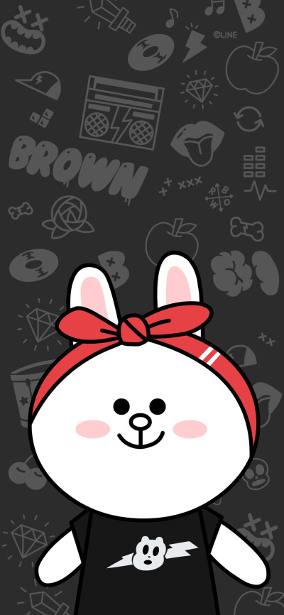 iPhone+壁纸+LINE+cony+brown+可妮+布朗+莎莉+熊大