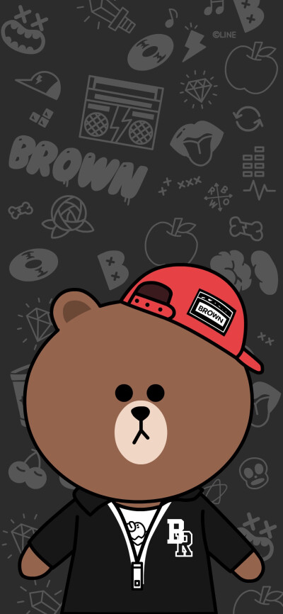 iPhone+壁纸+LINE+cony+brown+可妮+布朗+莎莉+熊大