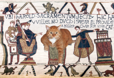 The Bayeux Tapestry, true 23rd scene, 1070 AD