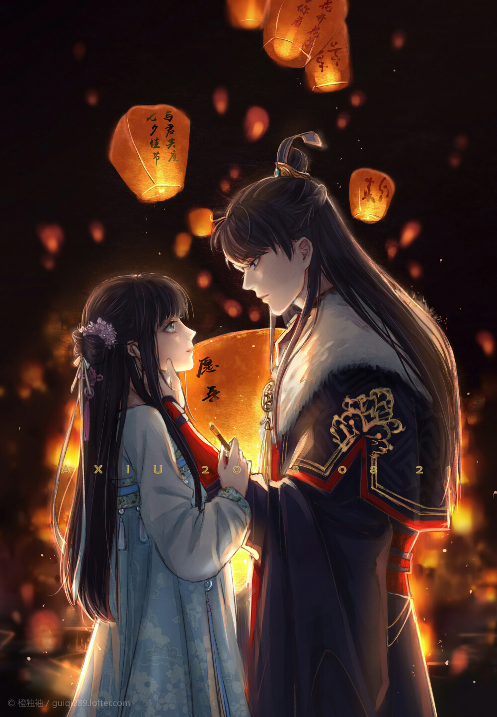 恋与制作人 李泽言 饭绘(cr:橙独袖)