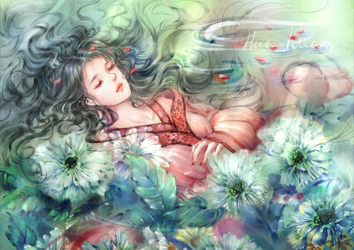 （古风美人）绘师：哗哗huahua哗哗