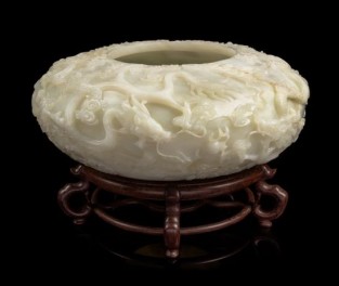 A Chinese White Jade Bowl，Leslie Hindman2016年亚洲艺术品春季拍卖会