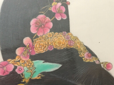 有一部分是学校的同学画的，好的东西要多研究，