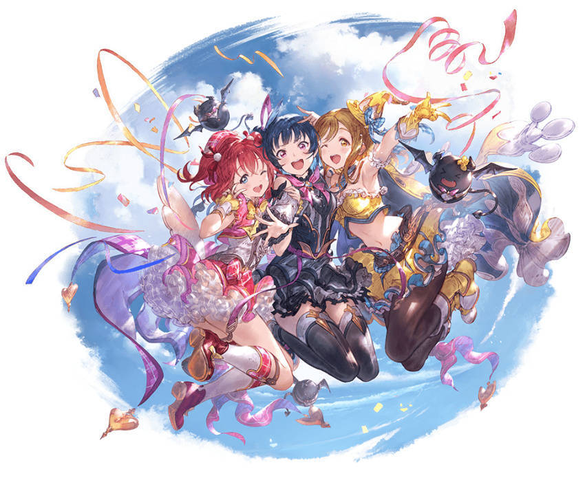 碧蓝幻想 × LoveLive!SunShine!! 联动活动立绘 ​​