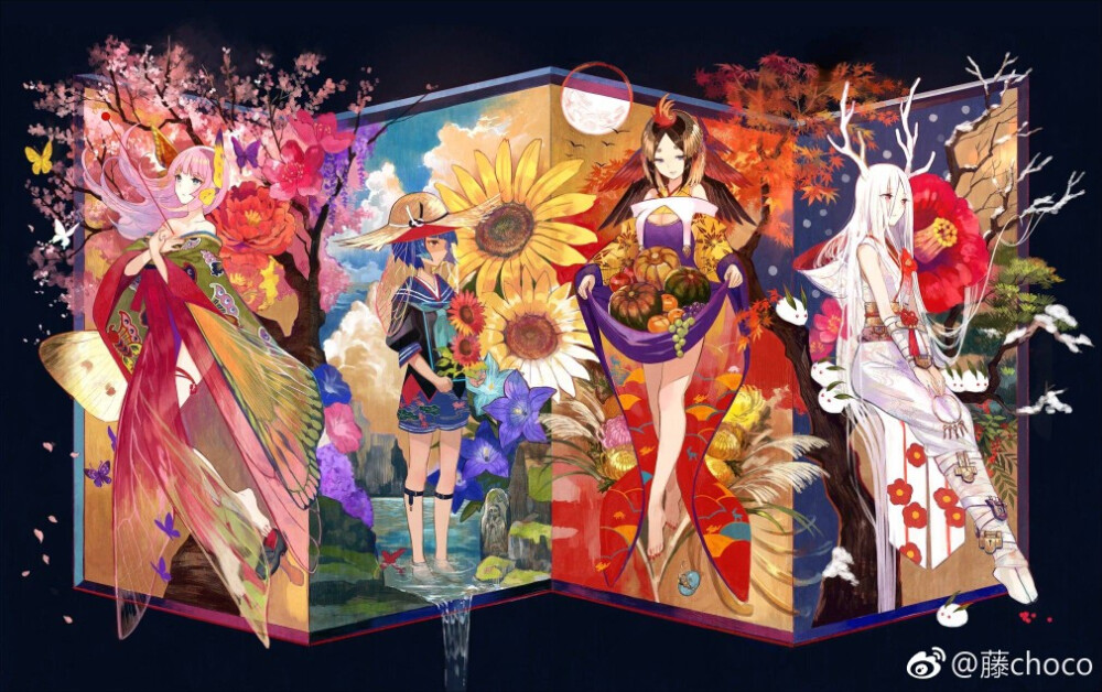 画师微博：藤choco