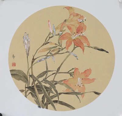 没骨画法