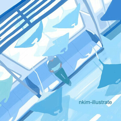 Cool Blue - Refresh
twitter @nkim_illustrate