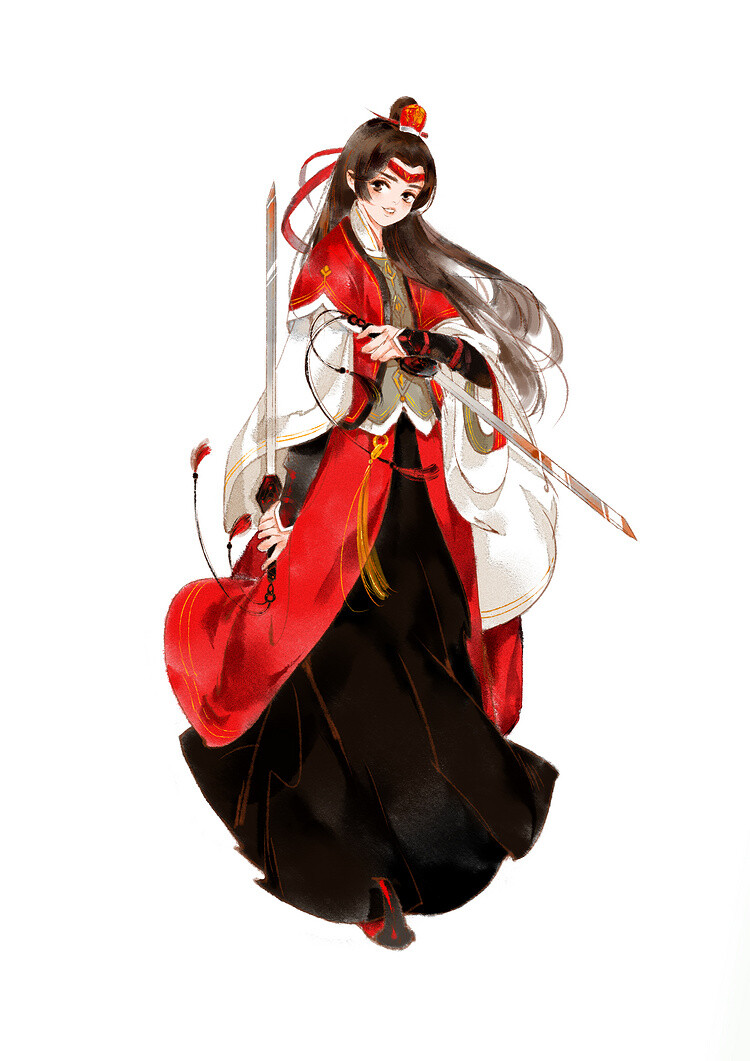 古风人物江湖小生作者mengjun涂鸦