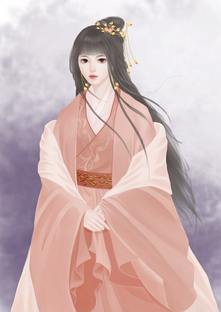 古风美人作者归远烟涂鸦