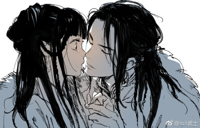 #古风#插画#情头
画师：微博@loli武士