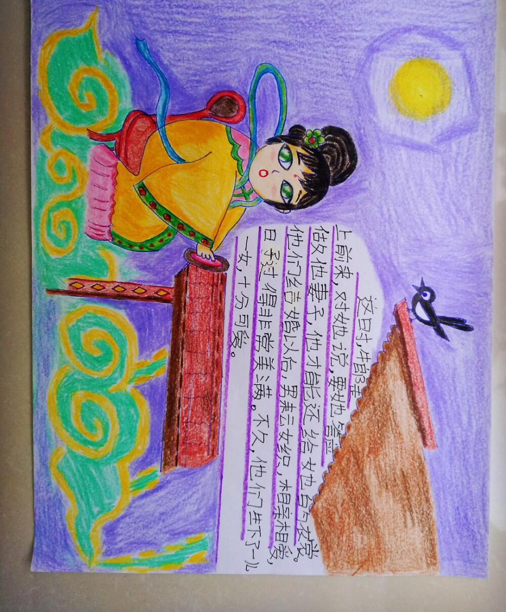 2018-8-31 孩子的暑假作业之一。