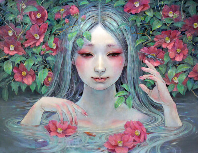 花鸟风月~ 画师：平野実穂（Miho Hirano）