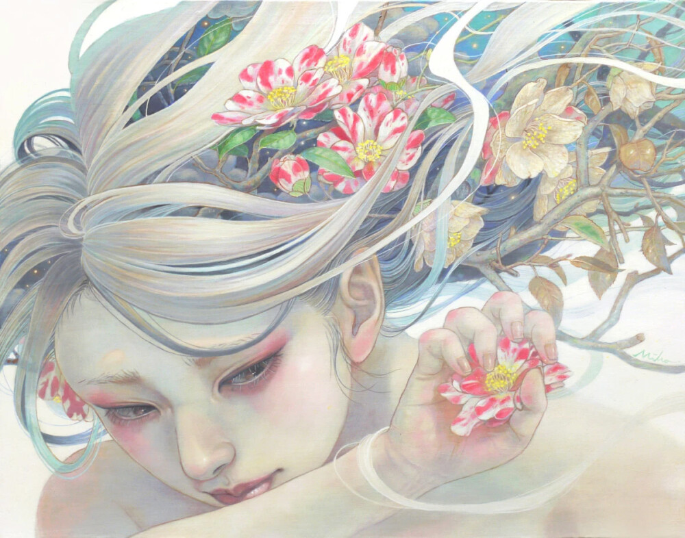 花鸟风月~ 画师：平野実穂（Miho Hirano）