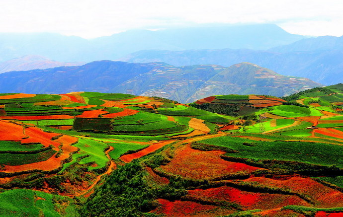 这个秋天，去云南东川看红土地吧~ ​​​​