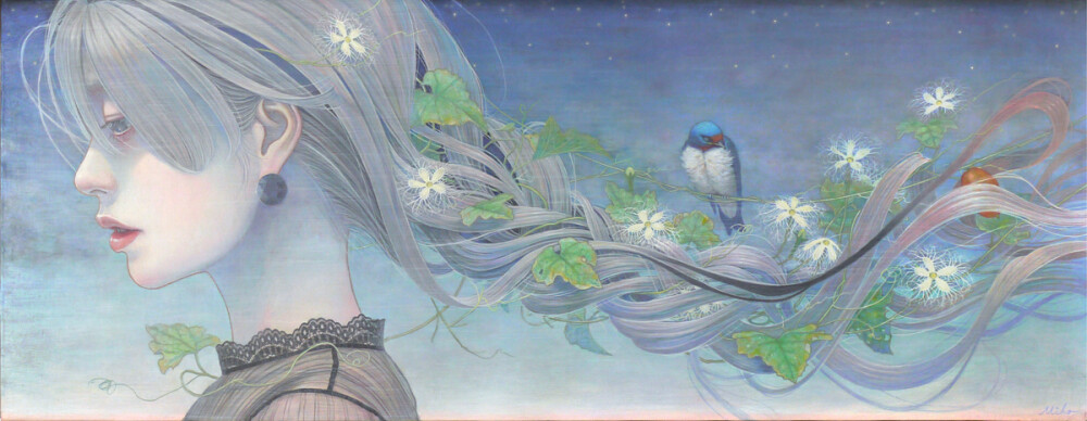 花鸟风月~ 画师：平野実穂（Miho Hirano）