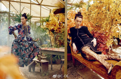 #C-Oli# Neiman Marcus Fall 2018: 游天翼 || 久未露面的天翼为美国尼曼高端百货秋冬号杂志型录拍摄了两组内页～ ​​​​